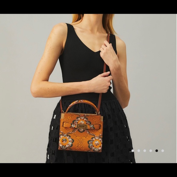 🚫SOLD🚫🌈NEW🏵Tory Burch Lee Radziwill petite double bag/satchel bag/crossbody - Picture 12 of 16